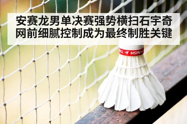 badminton net play close up